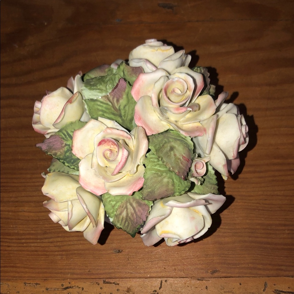 VINTAGE GOLDEN CROWN E & R HAND PAINTED FINE BONE CHINA